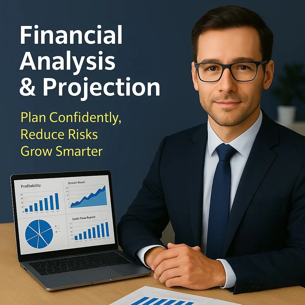 Expert financial projections and analysis services providing accurate insights for business growth.