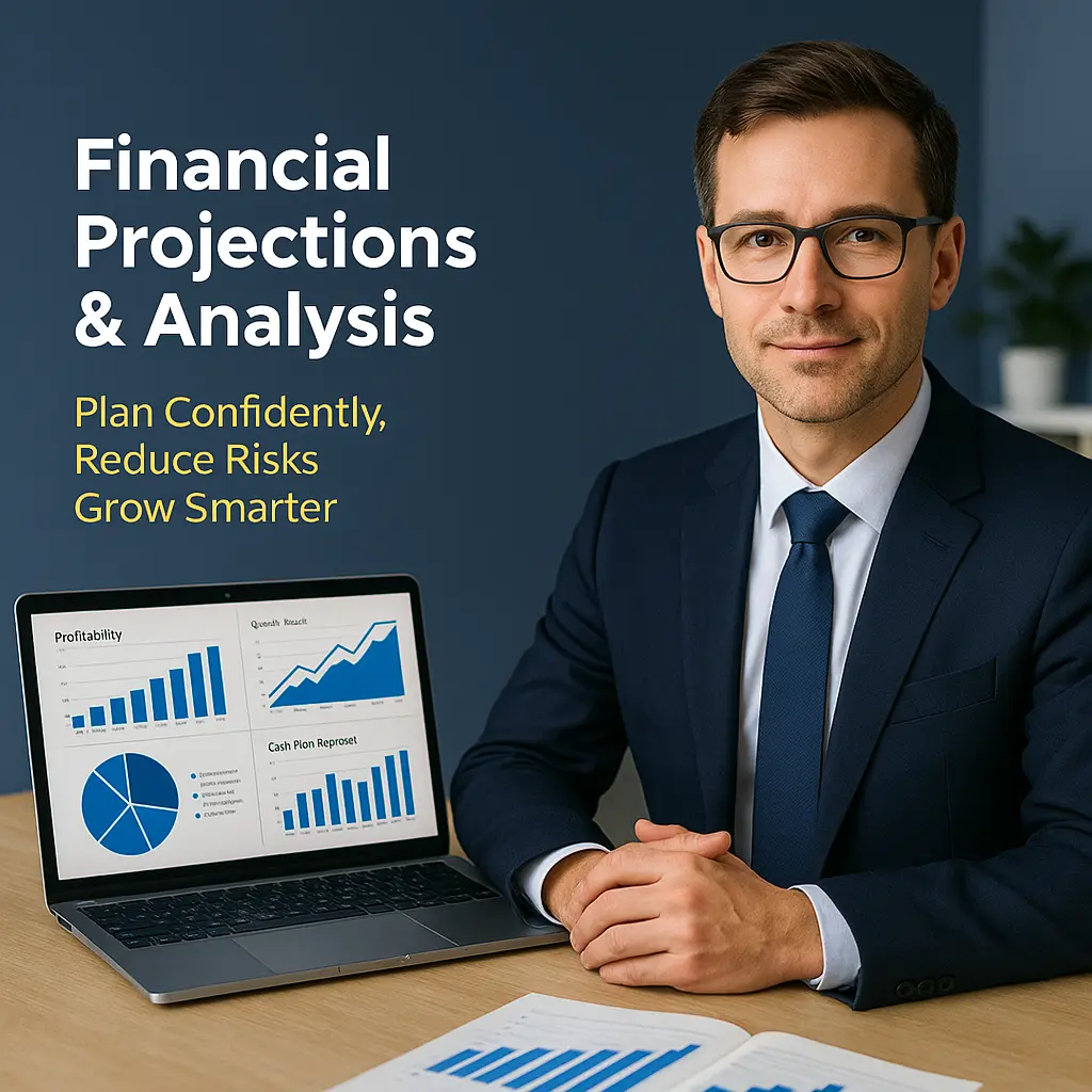 Expert financial projections and analysis services providing accurate insights for business growth.